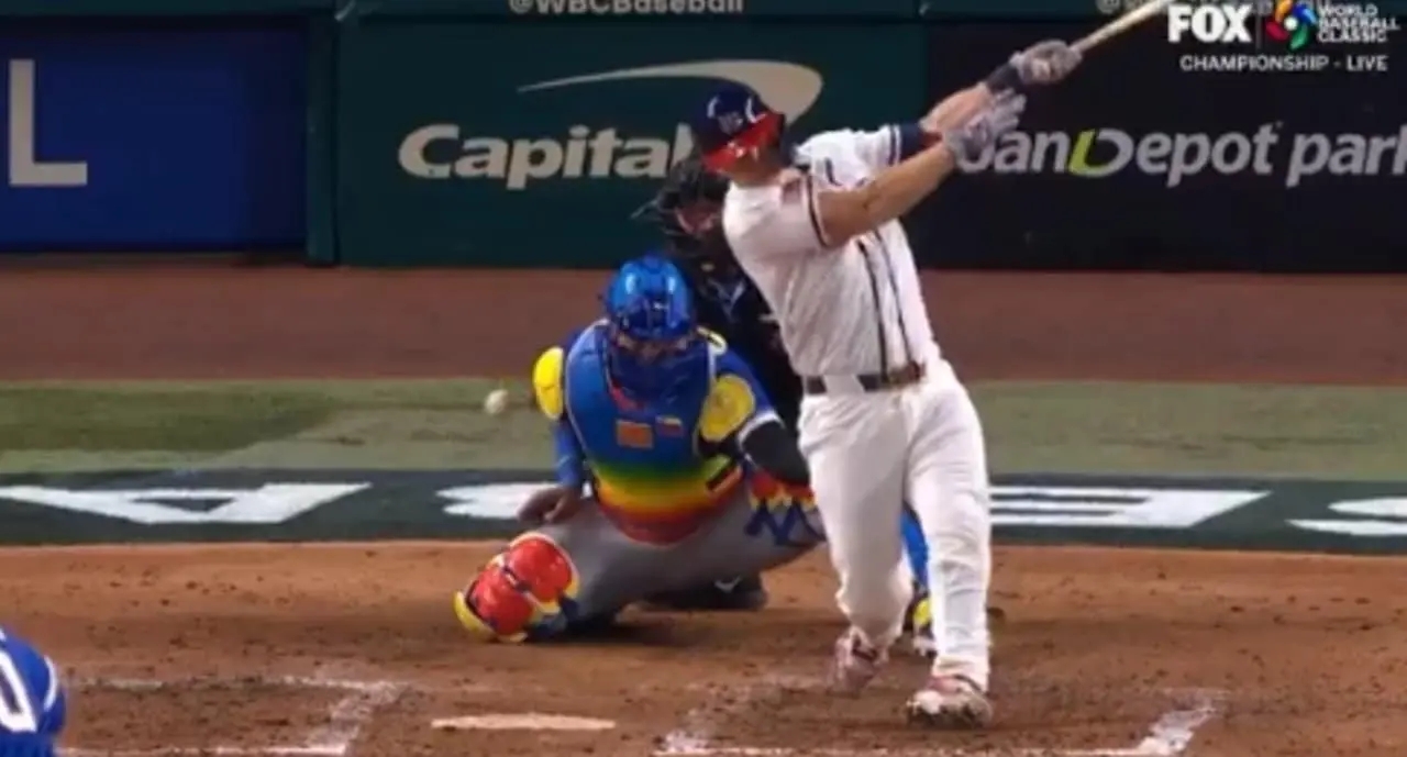 Will Smith swung at a pitch that hit him - Fox