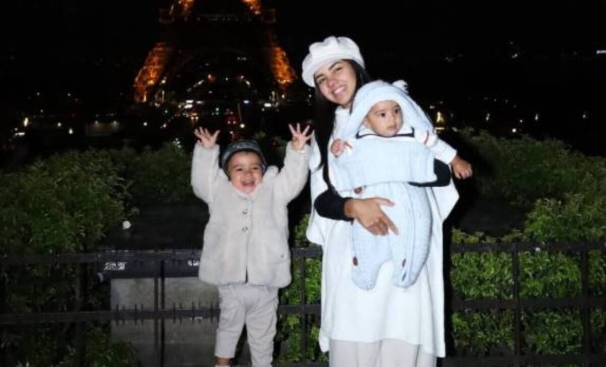Ary Mirelle com os filhos