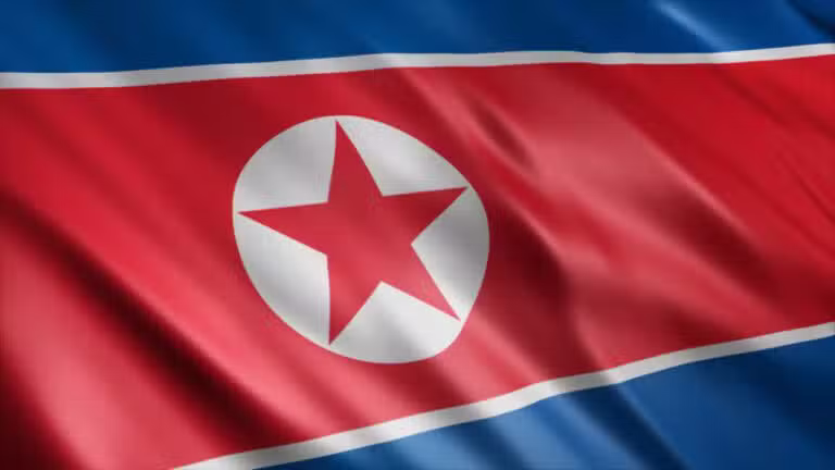 Bandeira Coreia do Norte
