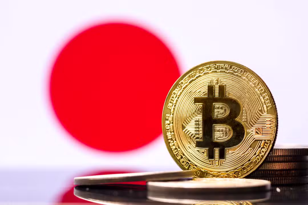 Bitcoin, bandeira do Japão