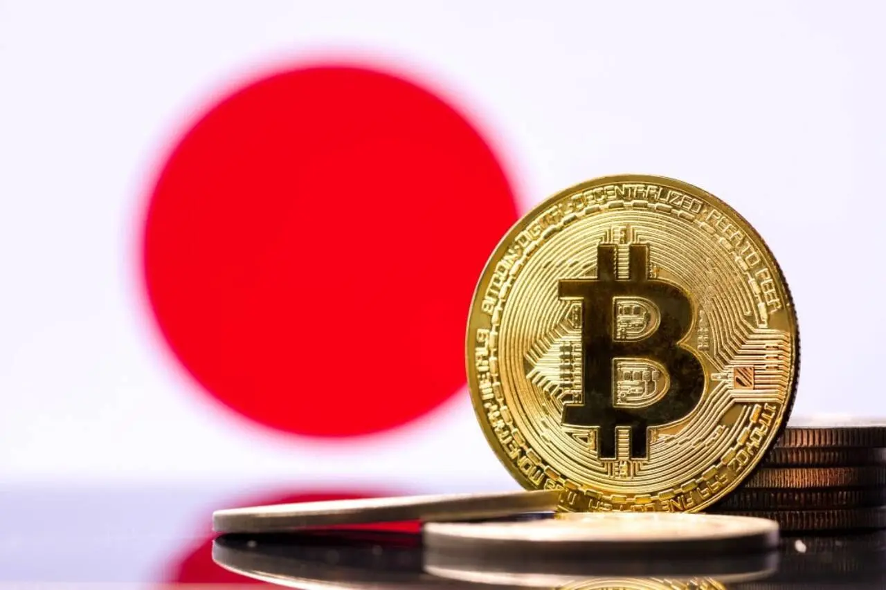 Bitcoin, bandeira do Japão