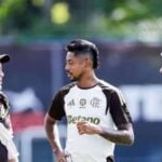 Bruno Henrique e Leonardo Jardim