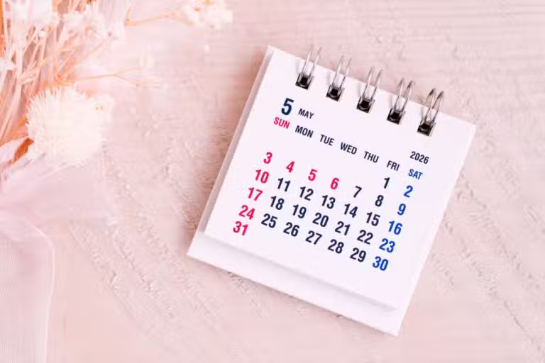 Calendário maio 2026
