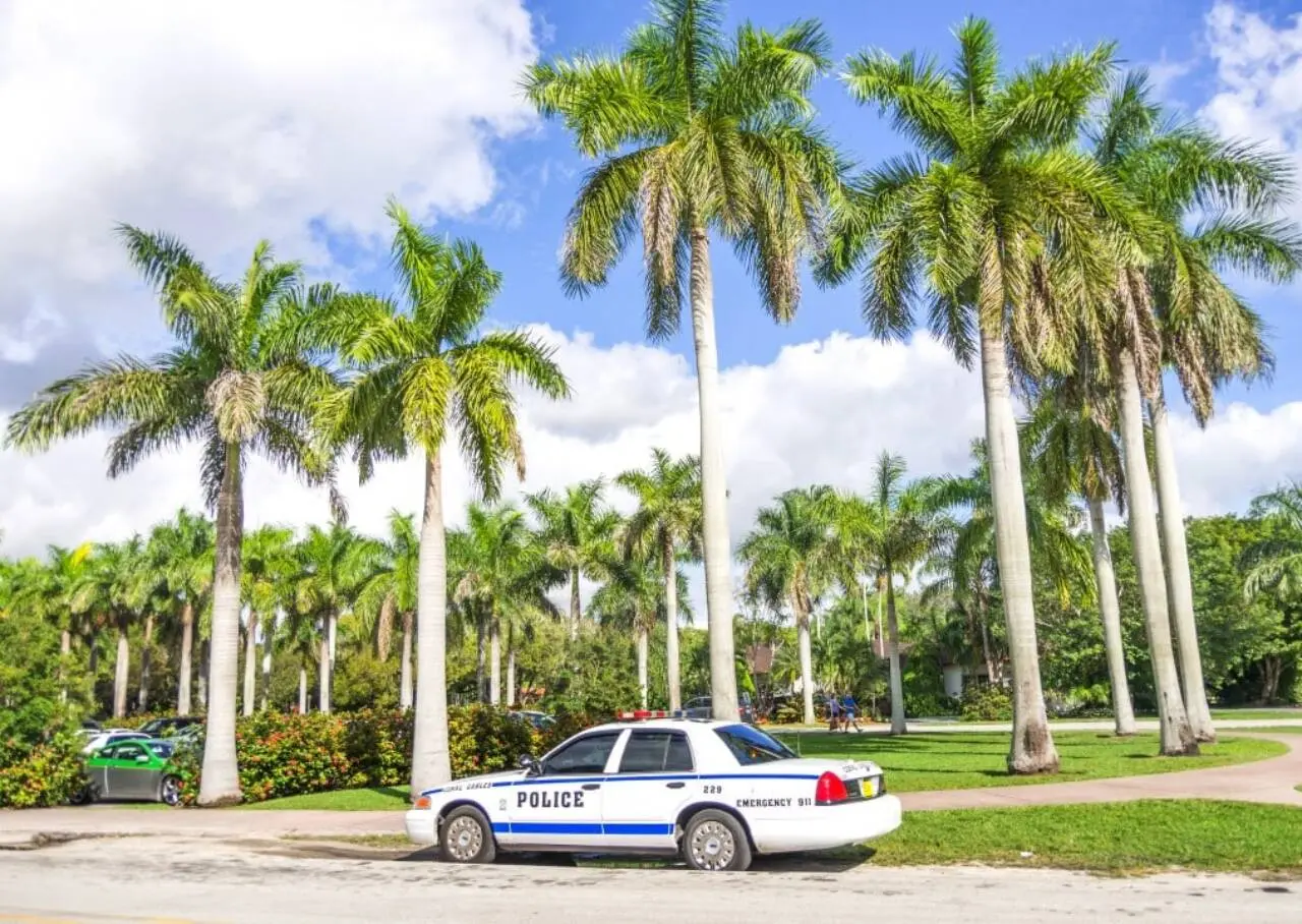Carro da polícia Miami