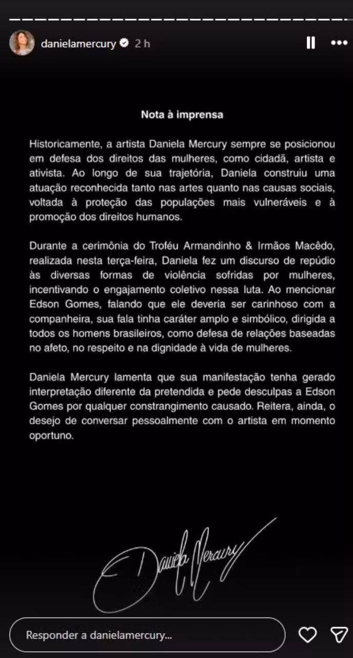 Daniela Mercury -story