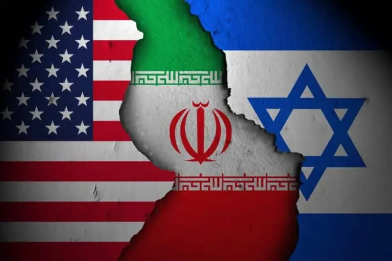 EUA, Irã e Israel bandeiras