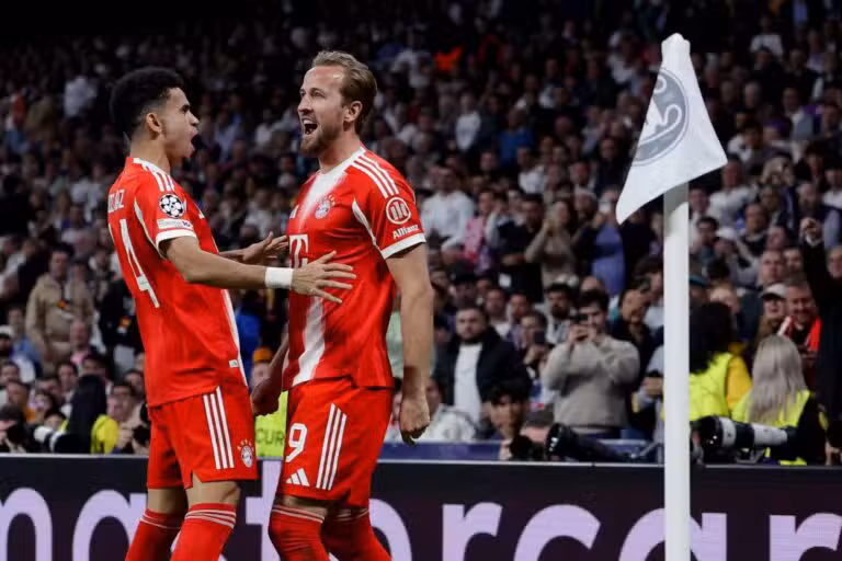 Luis Díaz e Harry Kane
