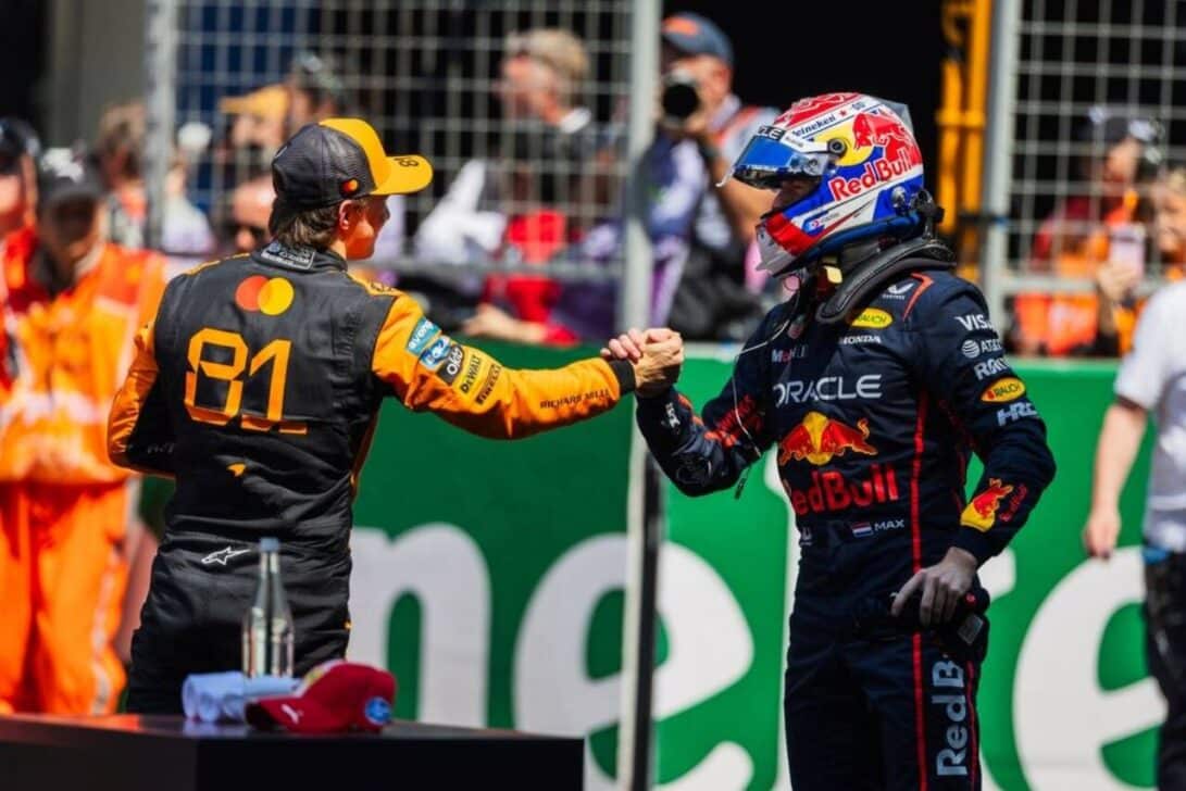 Oscar Piastri e Max Verstappen