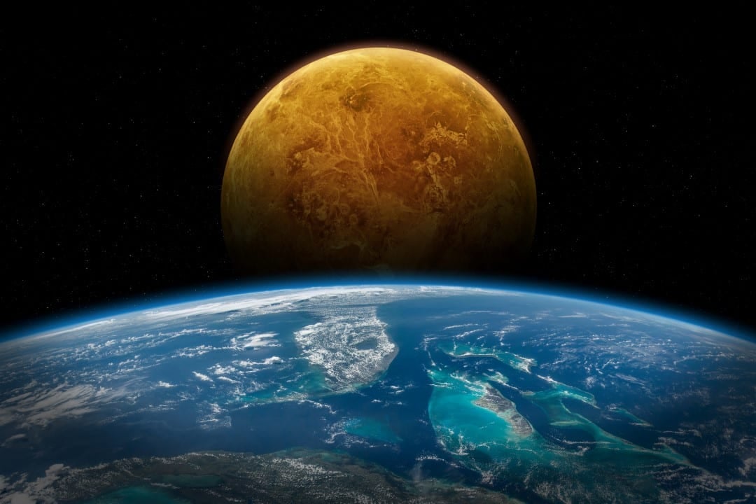 Planeta Terra e Vênus