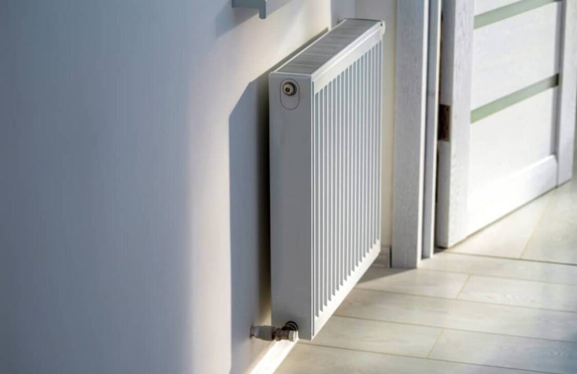Radiador de aquecimento em um apartamento