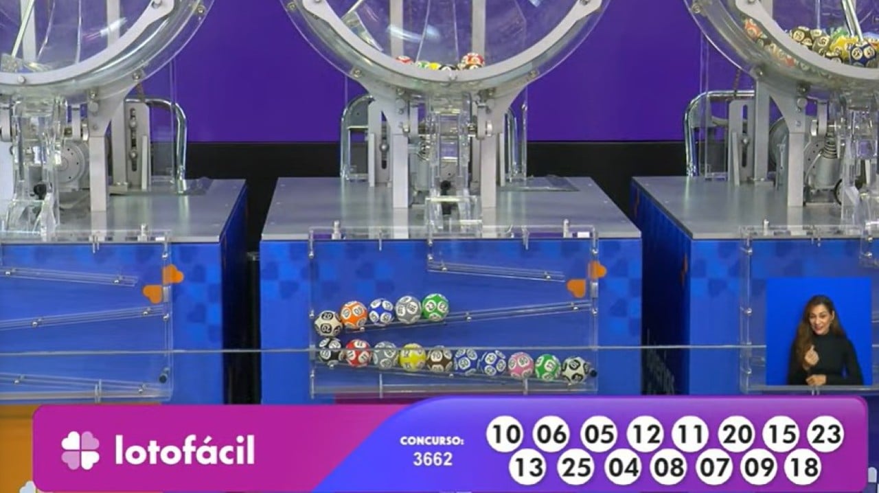 Resultado Lotofácil 3662