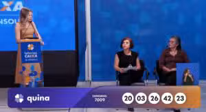Resultado Quina 7009 acumula prêmio e próximo concurso pagará R$ 1,3 milhão nas Loterias Caixa
