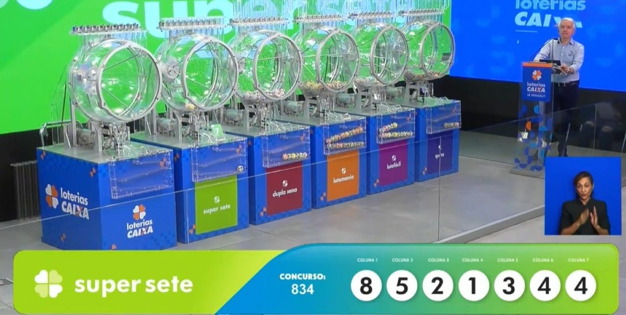 Resultado Super Sete 834