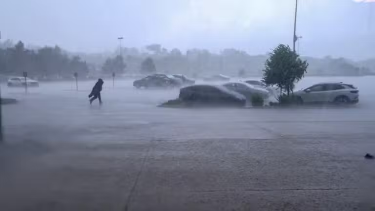 Tempestade, chuvas fortes