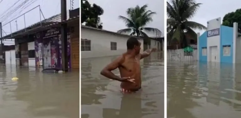 alagamentos João Pessoa e Campina Grande - reprodução/ TV Cabo Branco