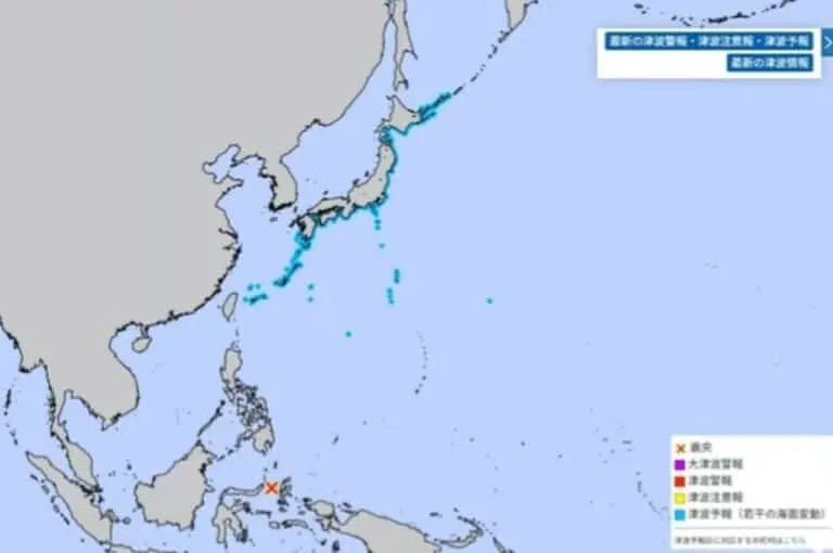 alerta de tsunami Japão - Divulgação