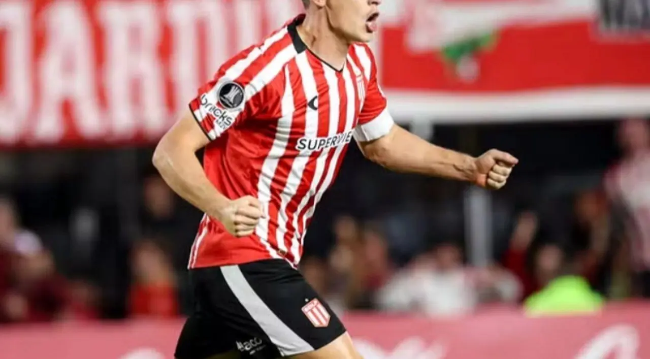 Carillo comemora o gol do Estudiantes (Foto: Divulgação/Estudiantes)