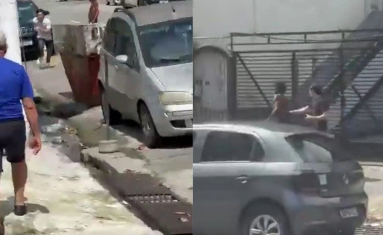 choques em morador de rua e filmar as agressões - Internet