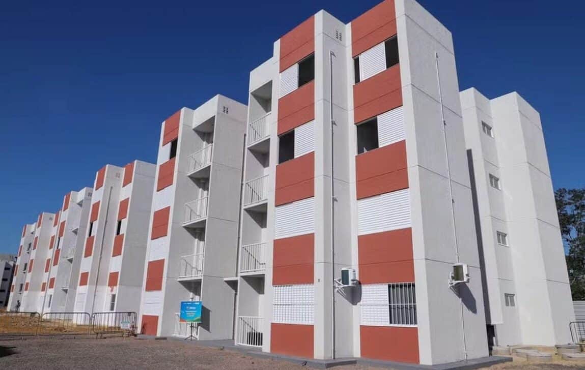 Condomínio de prédios do programa Minha Casa, Minha Vida em Manaus — Foto: Clóvis Miranda/Semcom/Prefeitura de Manaus/Divulgação