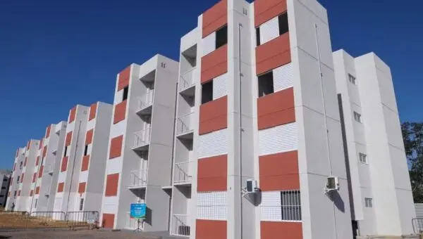 Condomínio de prédios do programa Minha Casa, Minha Vida em Manaus — Foto: Clóvis Miranda/Semcom/Prefeitura de Manaus/Divulgação