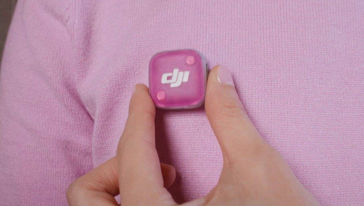 DJI Mic Mini 2 růžová – Divulgação