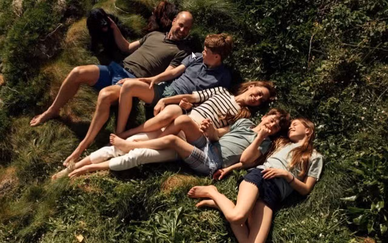 foto de Príncipe Willia,, Kate Middleton e filhos - Instagram