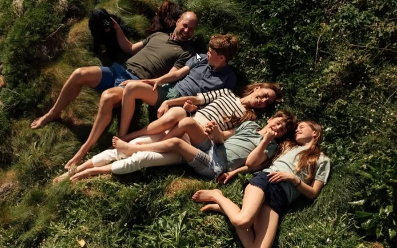 foto de Príncipe Willia,, Kate Middleton e filhos - Instagram