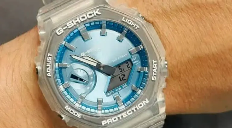 G-Shock Transparente