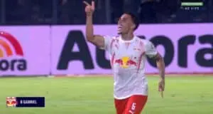Mae Gabriel yn cymryd mantais ac yn cynyddu’r sgôr yn Red Bull Bragantino x Flamengo yn hanner cyntaf y Brasileirão