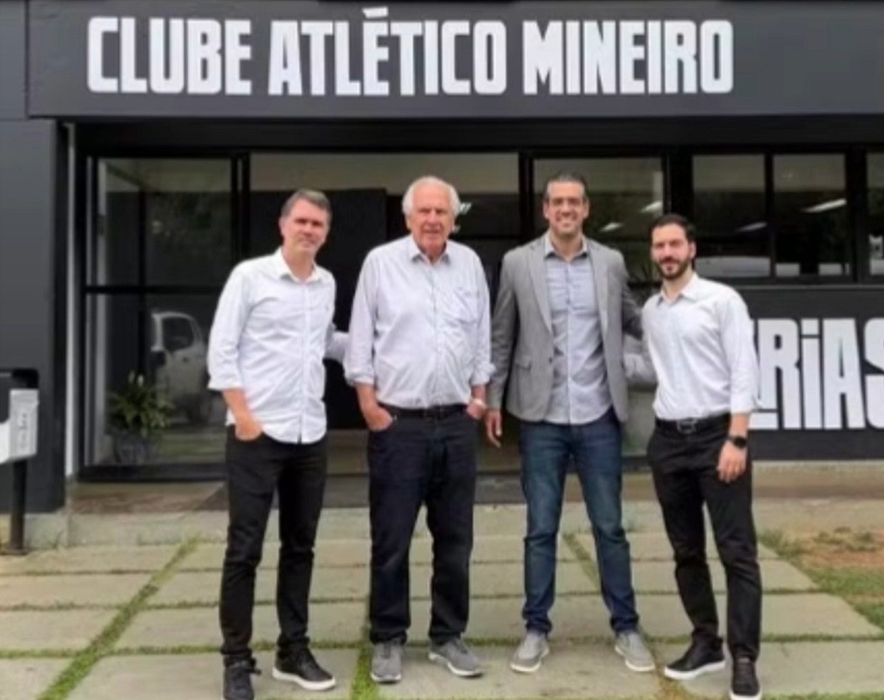 Luiz Carlos, Rubens Menin, Paulo Bracks e Pedro Daniel - Atlético-MG