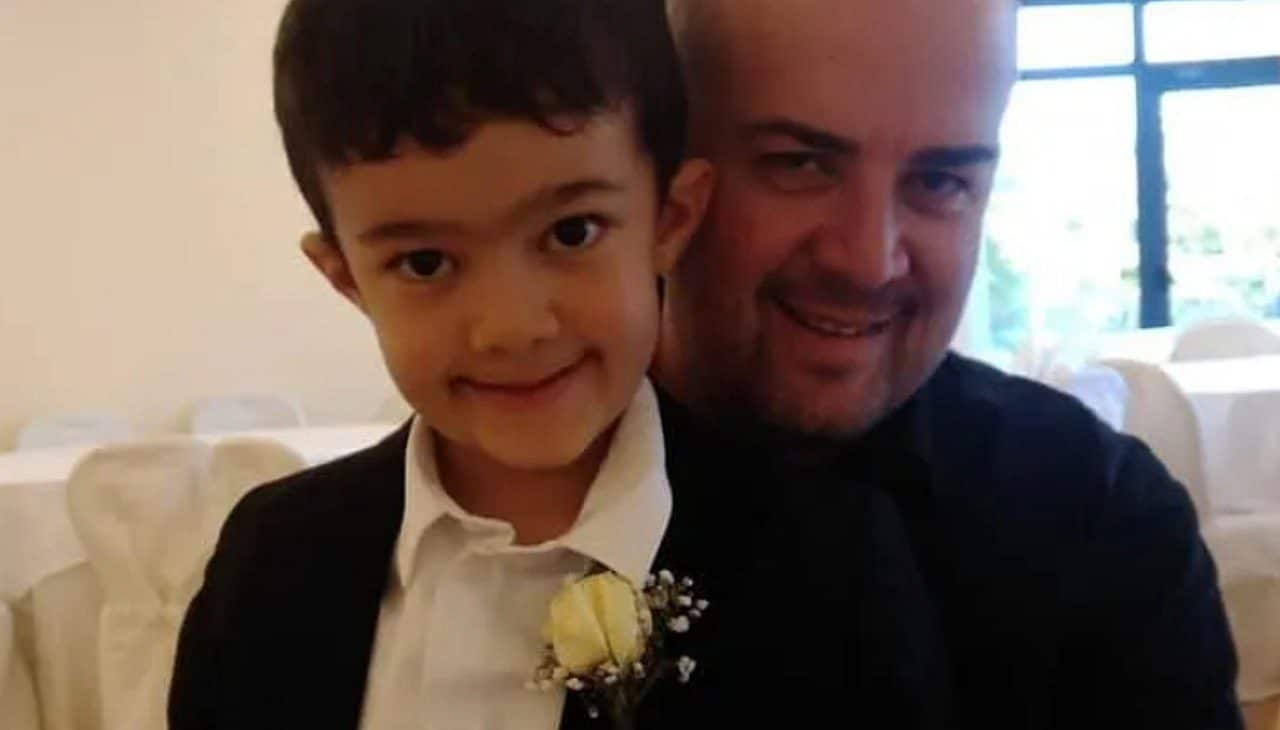 Matteo Brandimarti com seu pai - Arquivo Pessoal