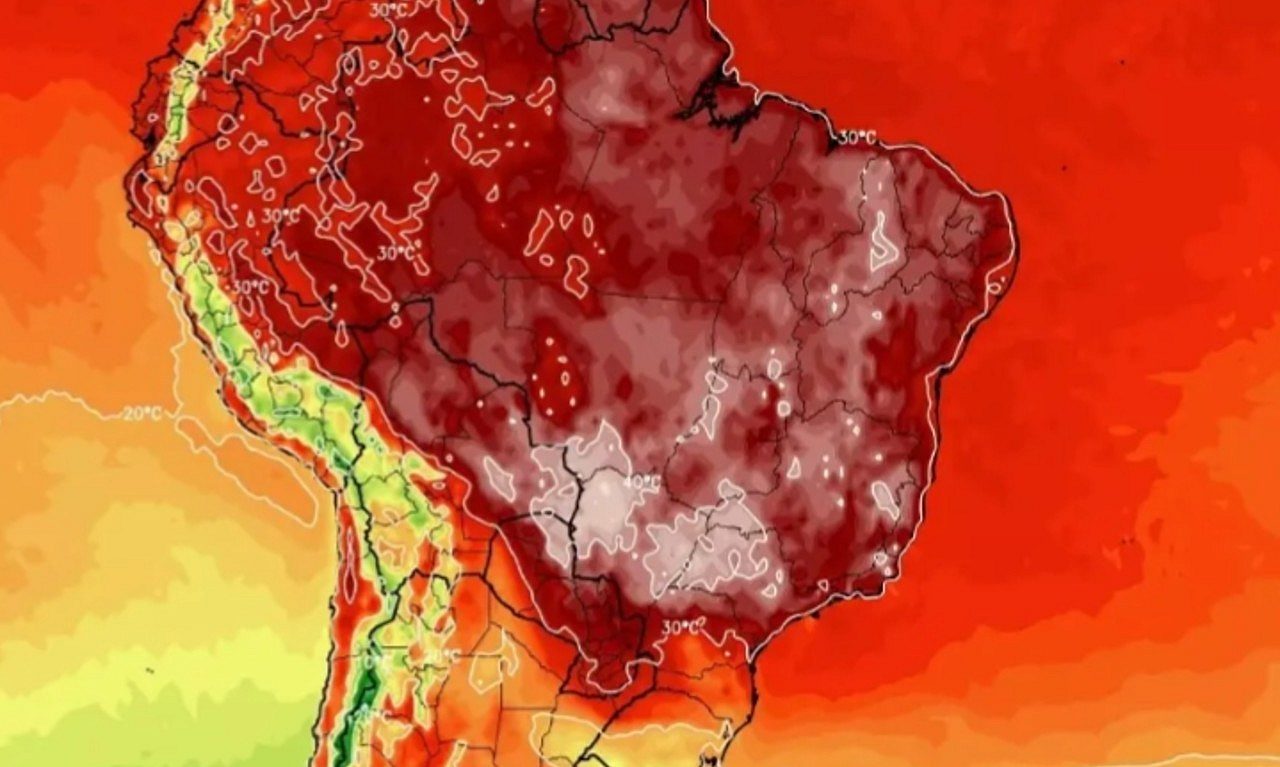 onde de calor - Divulgação MetSul