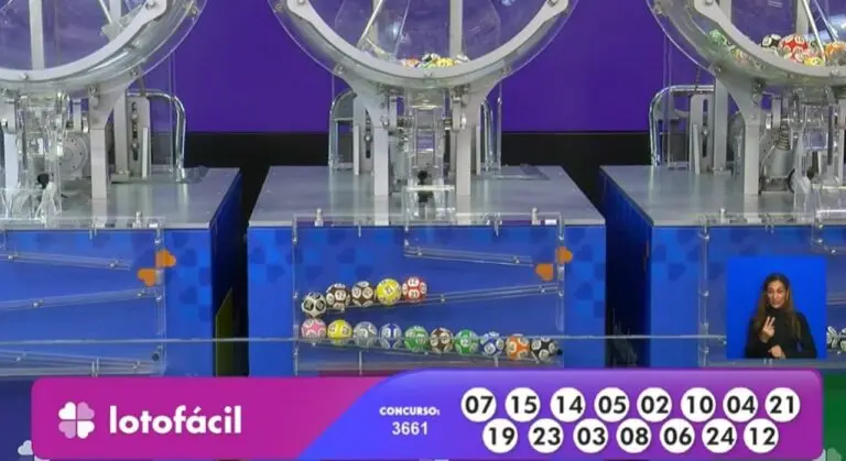 Resultado Lotofácil 3661