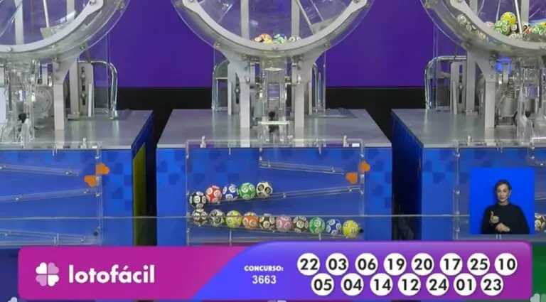 Resultado Lotofácil 3663