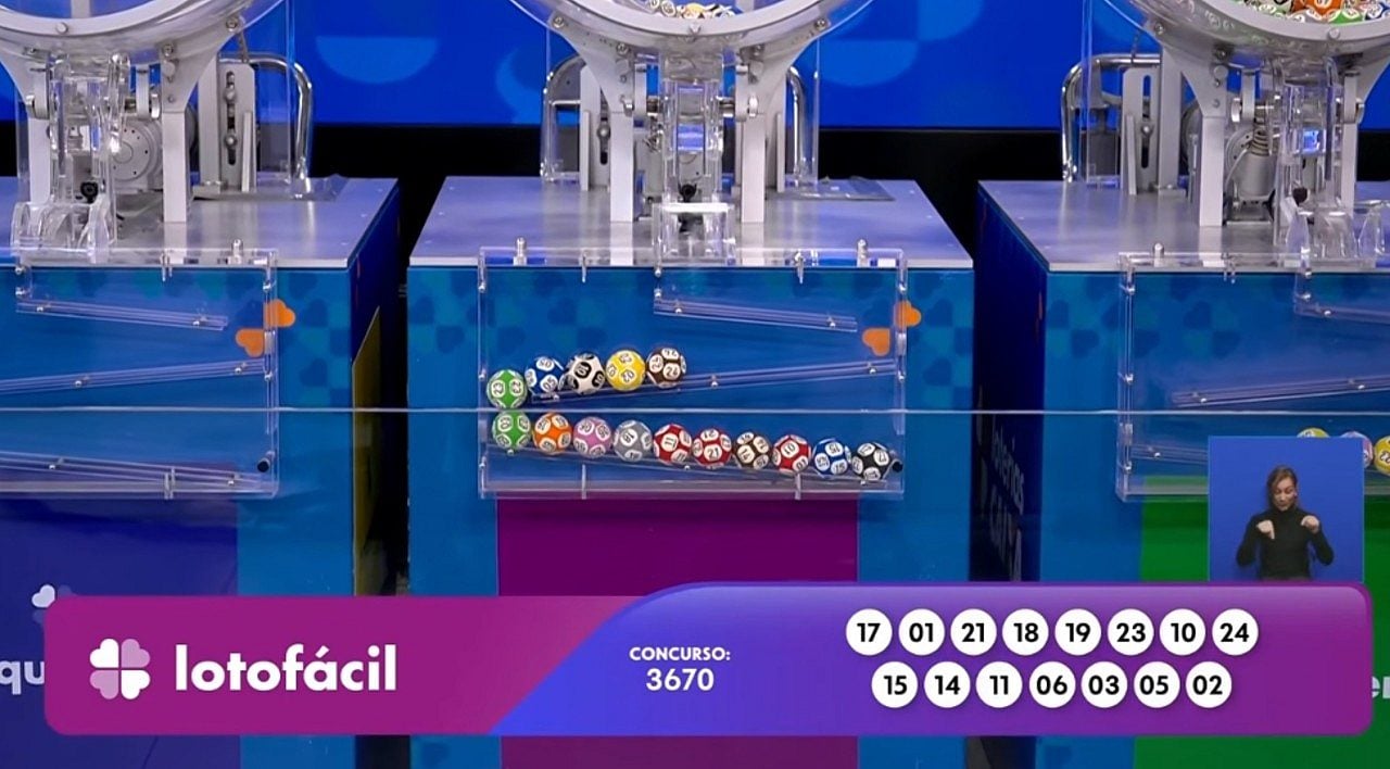 Resultado Lotofácil 3670