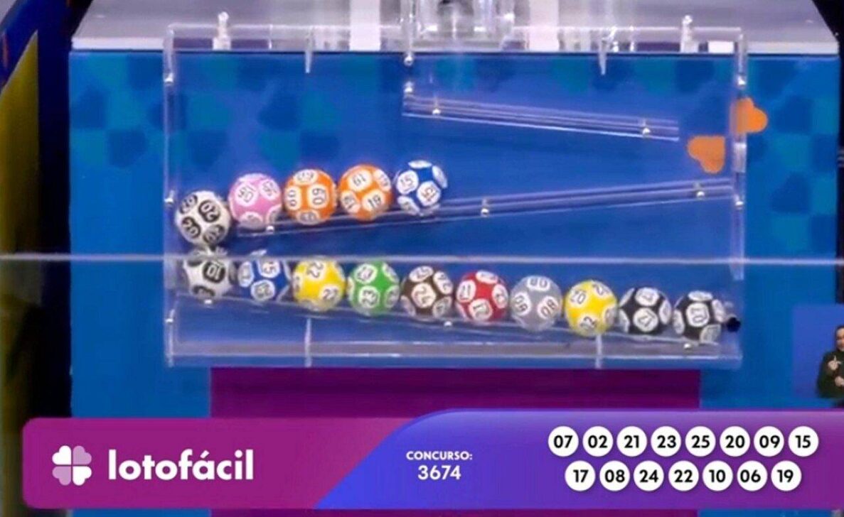 Resultado lotofacil 3674