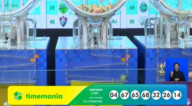 Resultado Timemania 2381