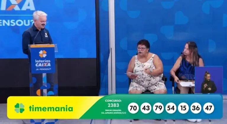 Resultado Timemania 2383