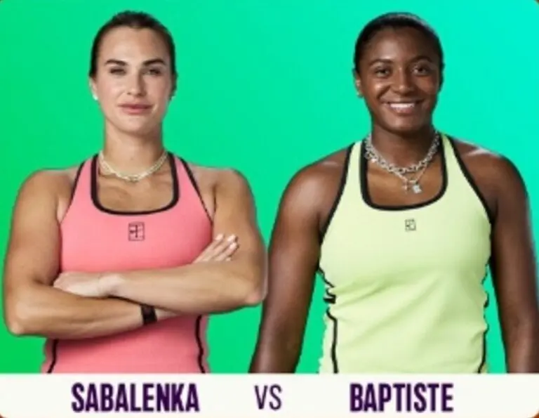 Sabalenka x Baptiste - X.com/ WTA