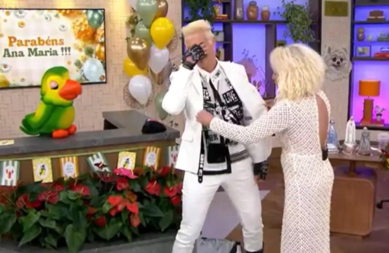 Supla e Ana Maria Braga - TV globo