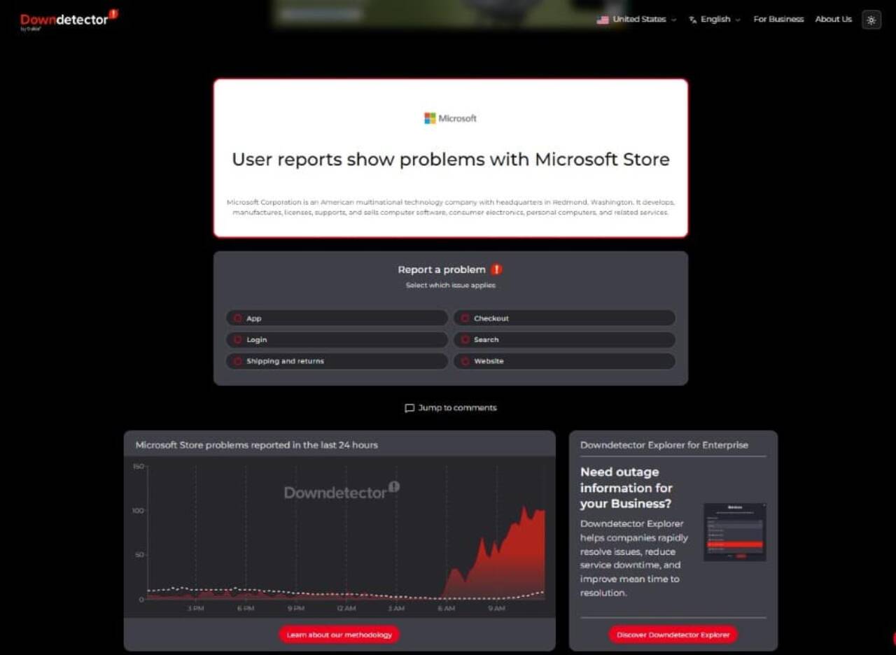 Microsoft-käyttäjät ilmoittavat ongelmista