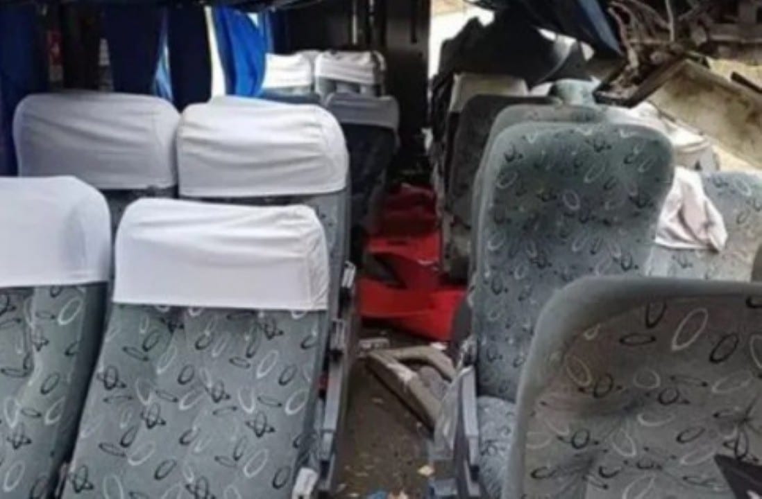 Acidente ônibus em PE
