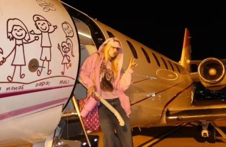 Avião de Virginia Fonseca