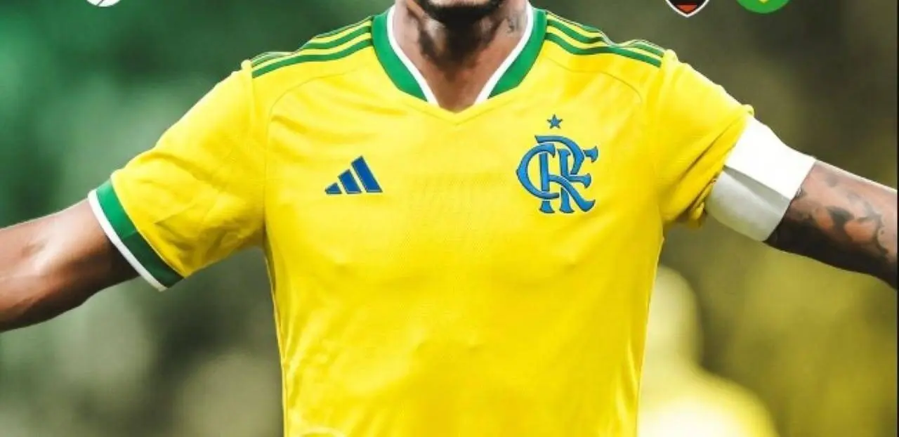 Camisa Amarela Flamengo