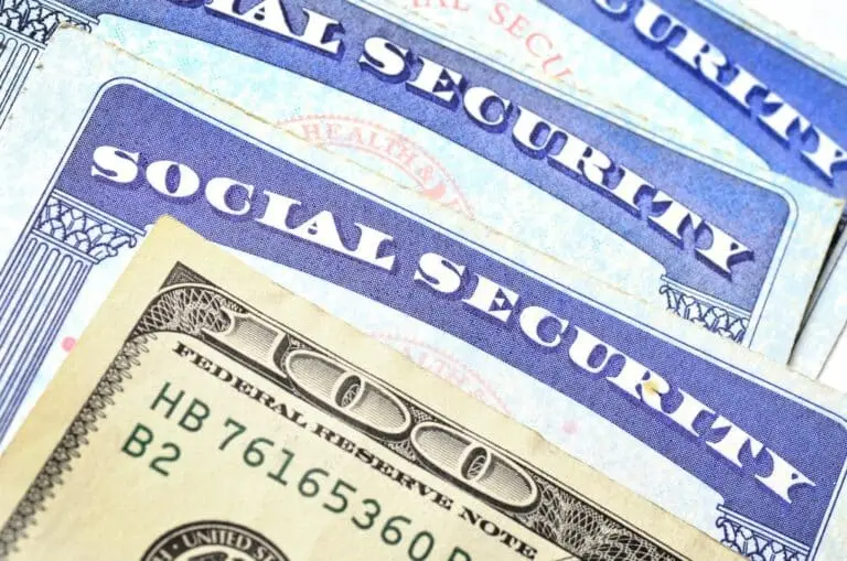 Cartões de Seguro Social EUA, dólar