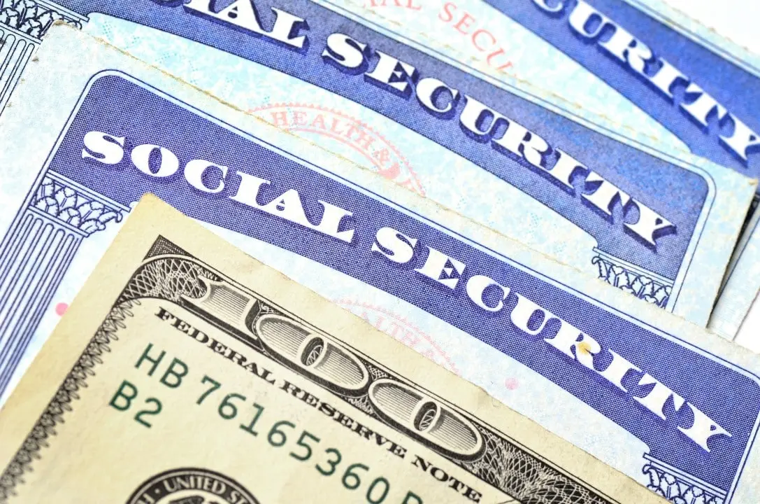 Cartões de Seguro Social EUA, dólar
