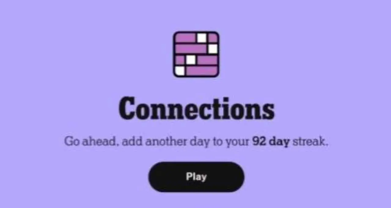 Connections NYT