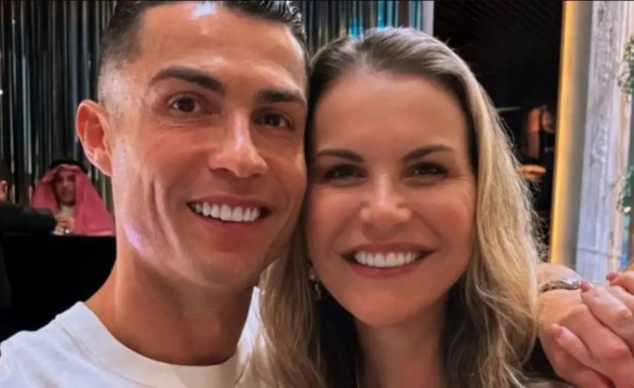Cristiano Ronaldo e irmã