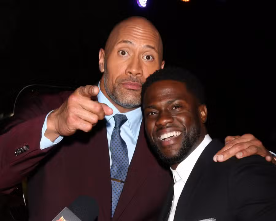 Dwayne Johnson e Kevin Hart
