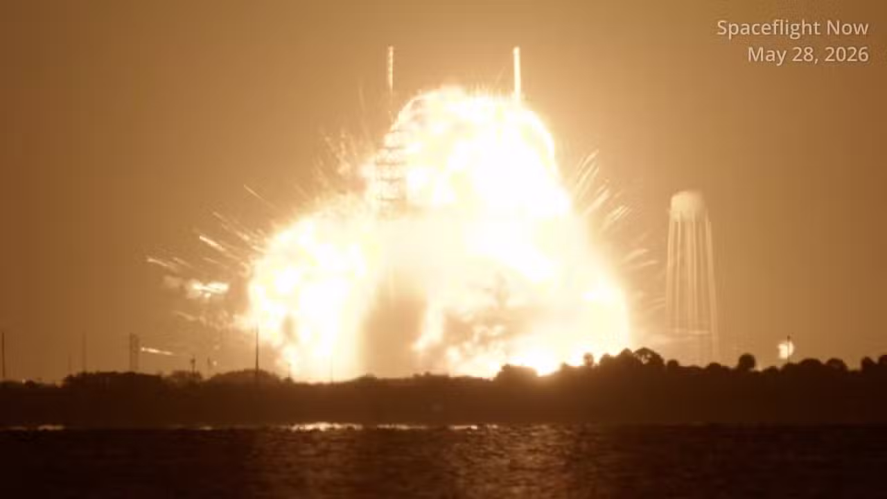 Foguete New Glenn da Blue Origin explode